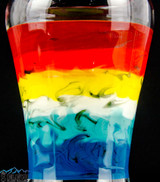 Custom Fire & Ice Marbled Drinking Glass By Elev8 Premier